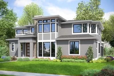 Magnificent Multi-Generational House Plan with 1-Bed Apartment