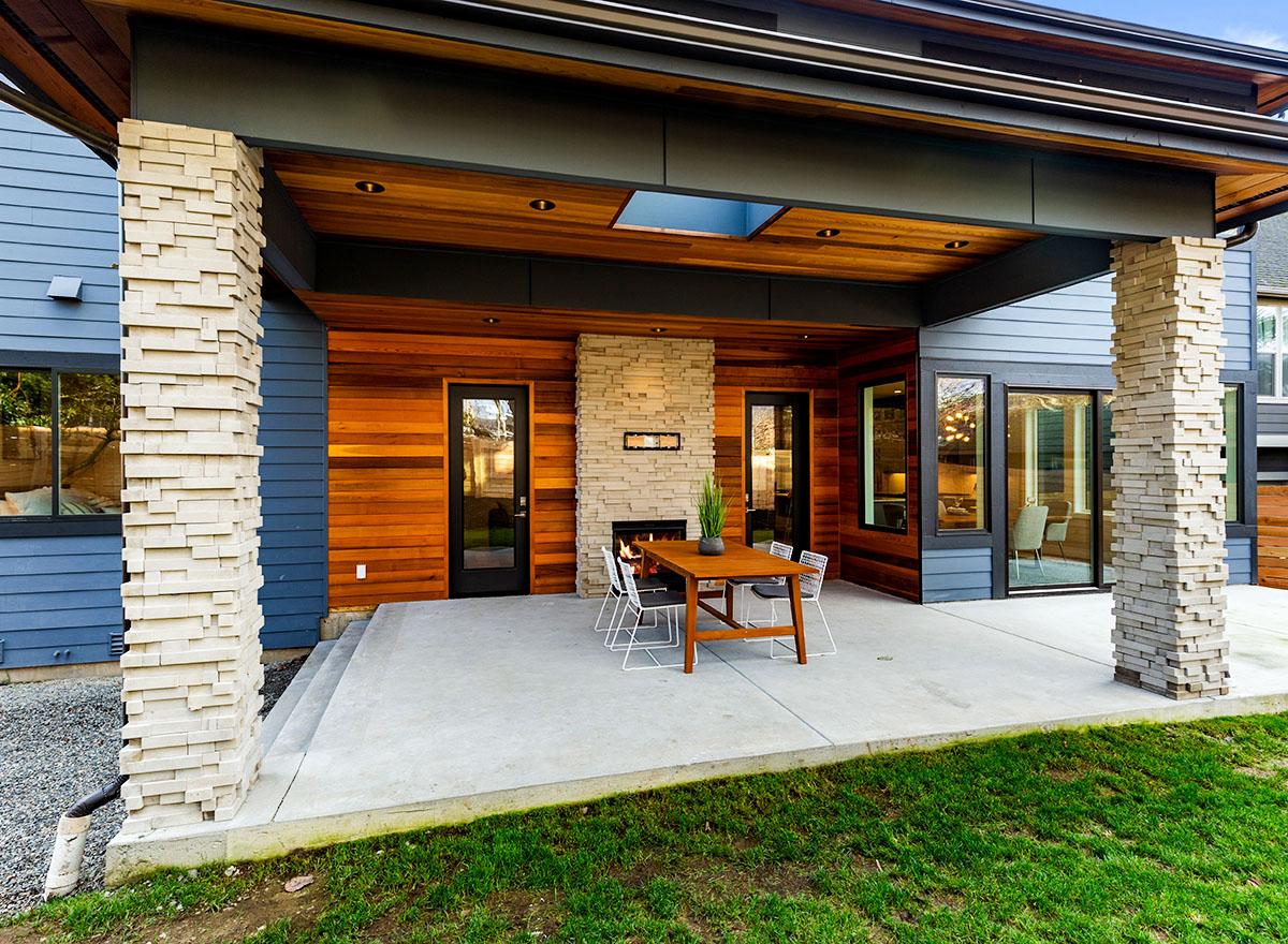 Plan 23863JD: Two-Story Modern Home Plan with Outdoor Living Room - Image #37 - Modern, New American, Northwest