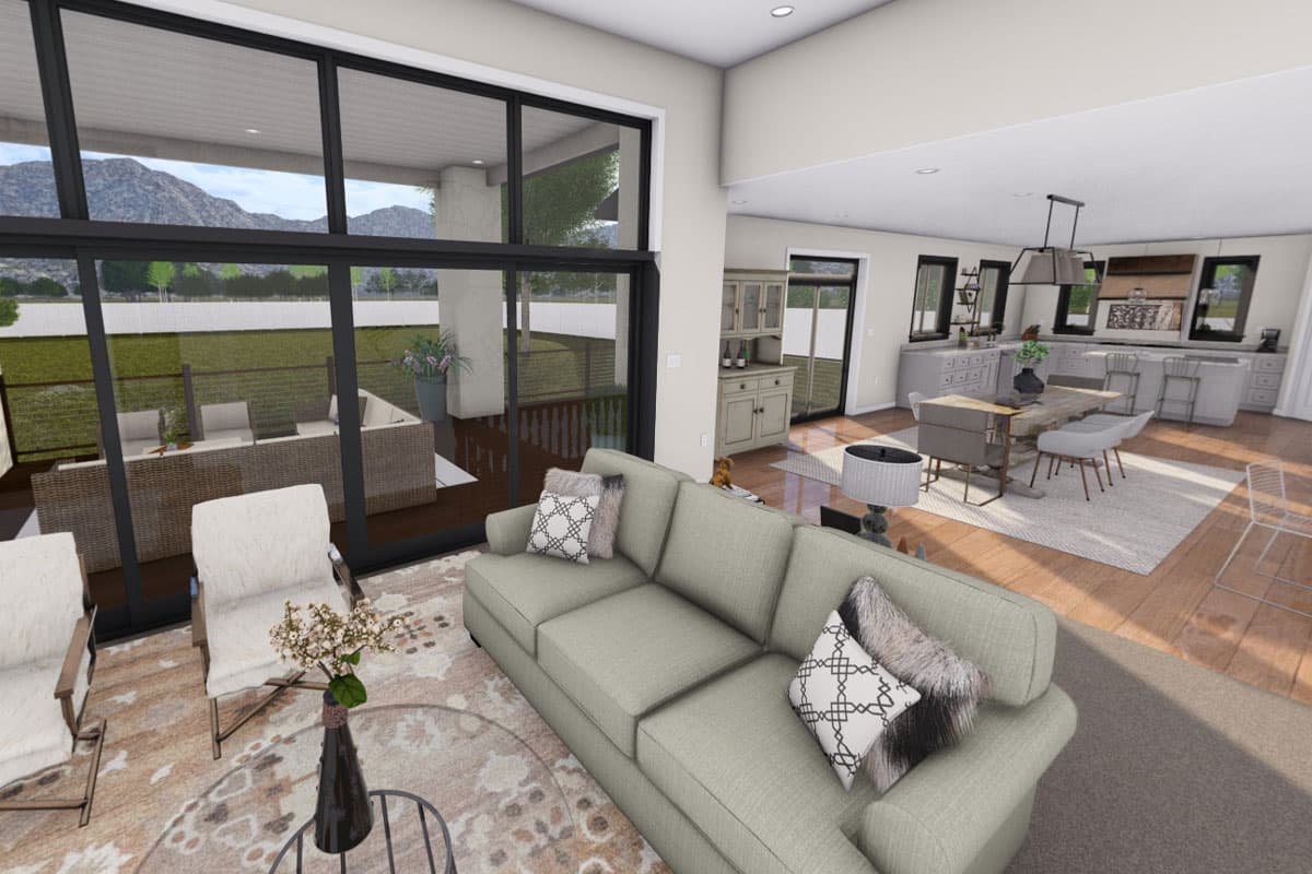Plan 61356UT: Exclusive Prairie Home Plan with Open Floor Plan - Virtual Tour Cover Image - Contemporary, Prairie, Ranch