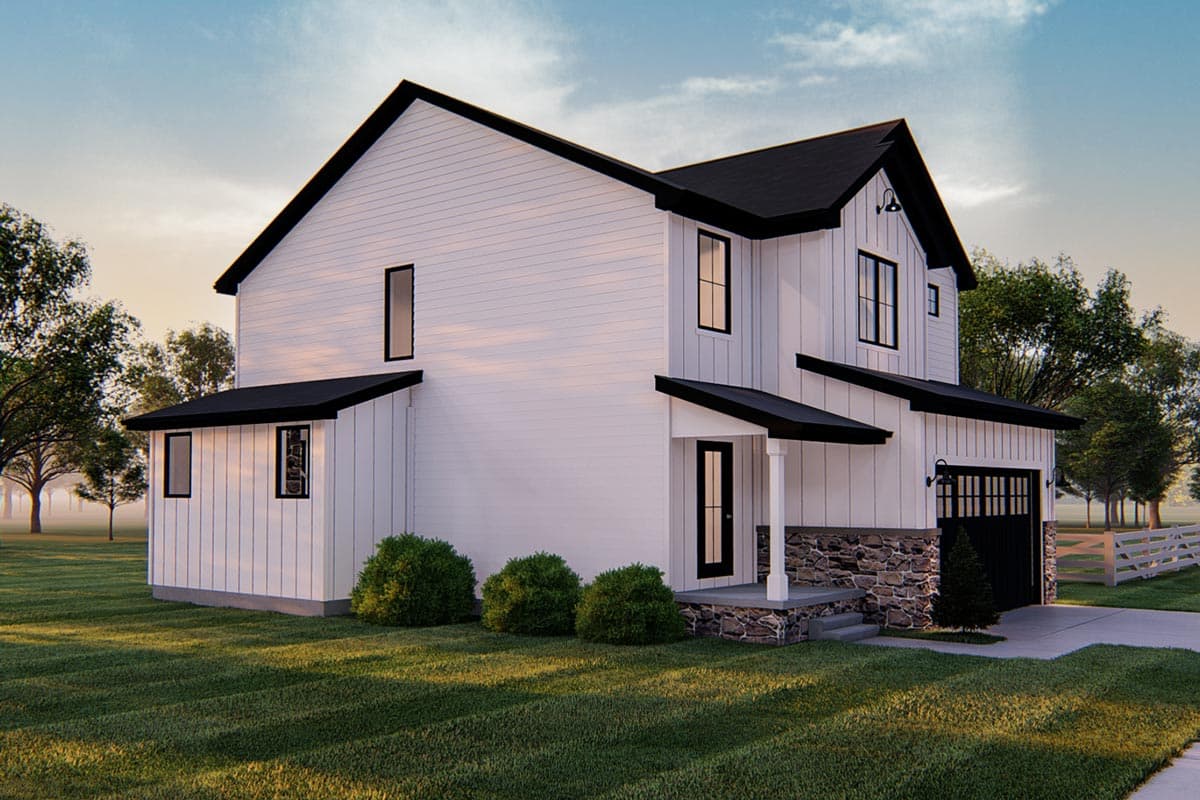 Plan 62857DJ: New American House Plan with Optional Finished Lower Level - 1760 Sq Ft - Image #4 - Craftsman, New American