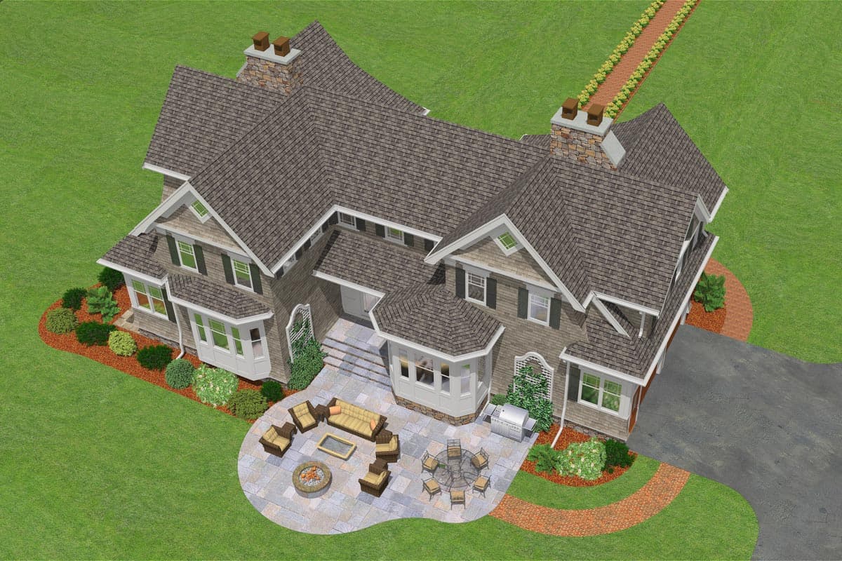 Plan 654000KNA: Coastal Shingle Style House Plan with Apartment Option - Image #10 - Coastal, Shingle