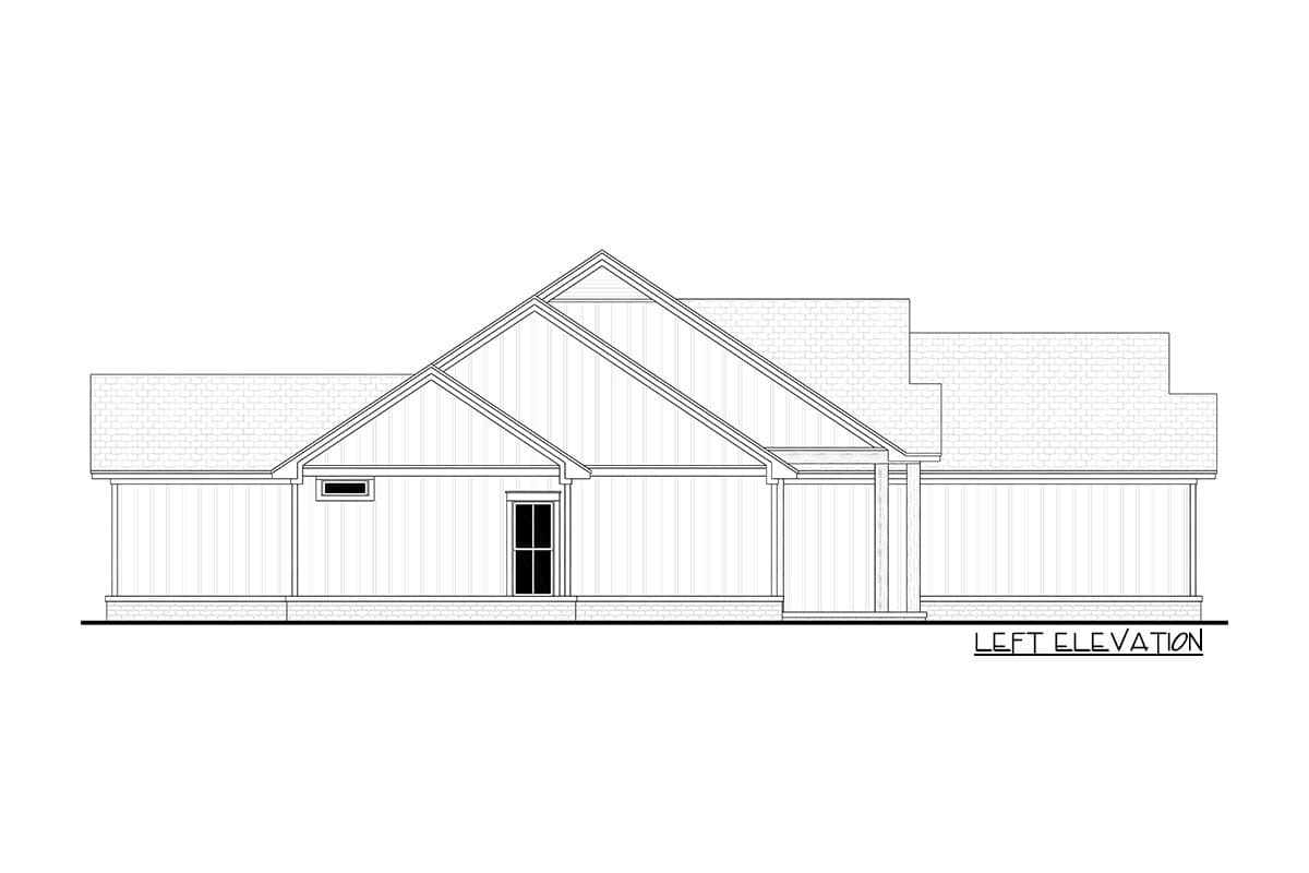 Plan 51833HZ: One-Story New American House Plan with Split Bedroom Layout - 1992 Sq Ft - Image #8 - New American, Ranch, Southern