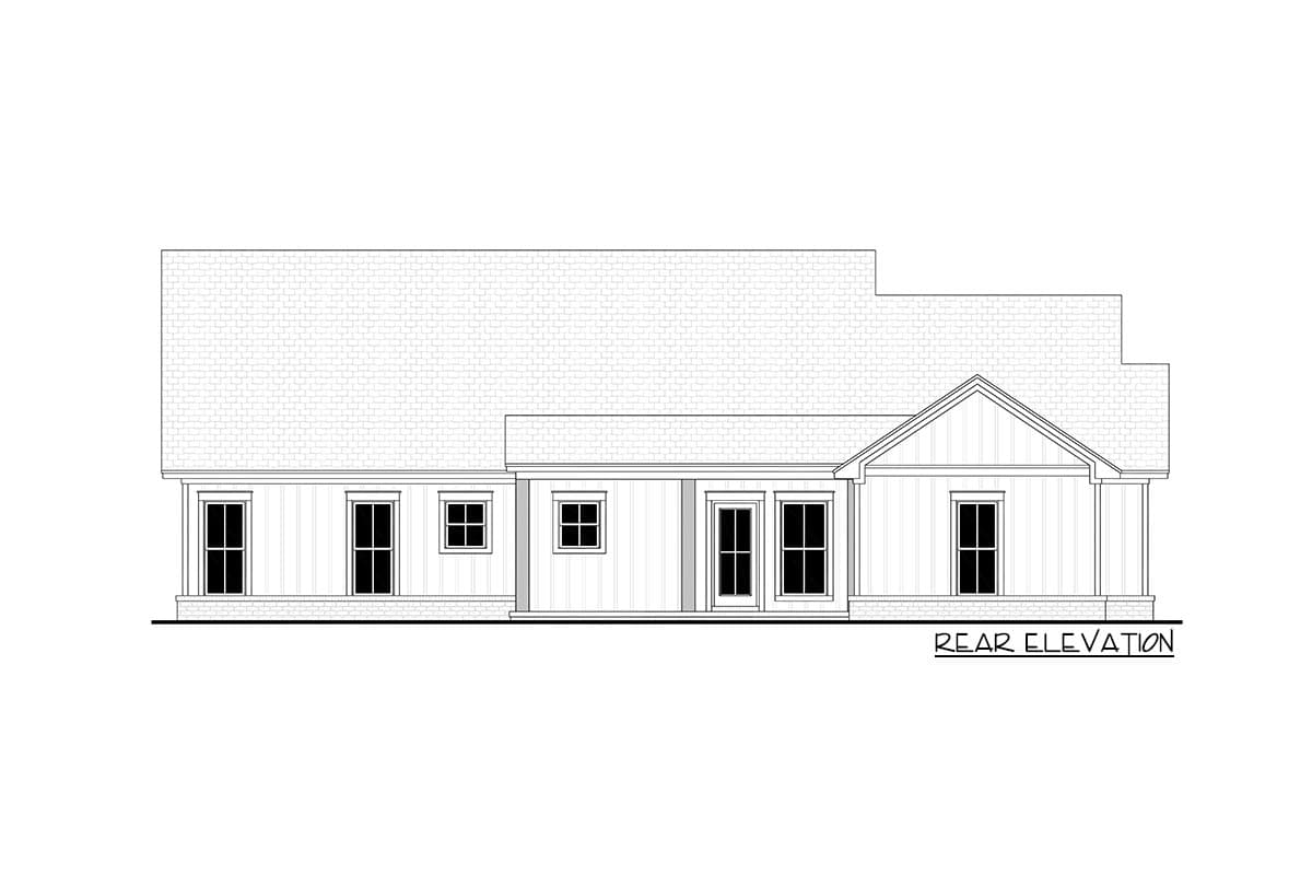 Plan 51833HZ: One-Story New American House Plan with Split Bedroom Layout - 1992 Sq Ft - Image #7 - New American, Ranch, Southern
