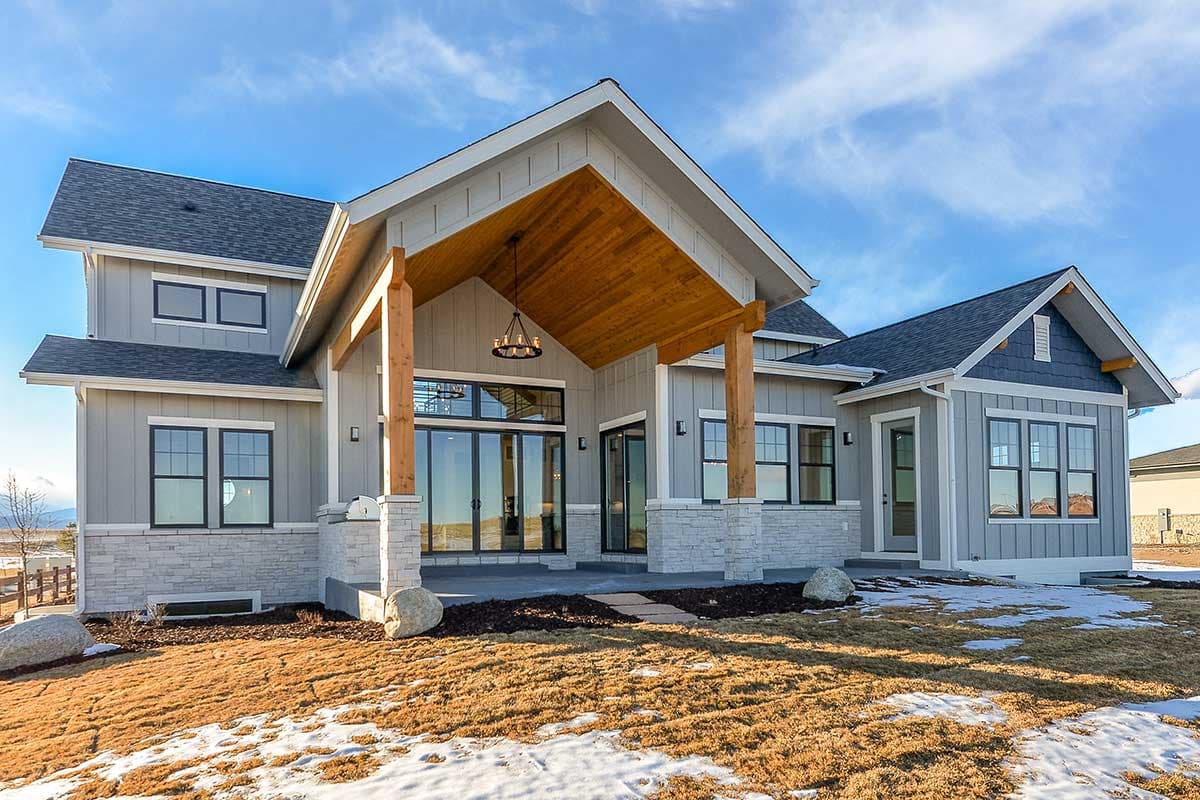 Plan 95083RW: Luxury New American Home Plan with Split Bedrooms - Image #10 - Craftsman, Mountain, New American, Rustic