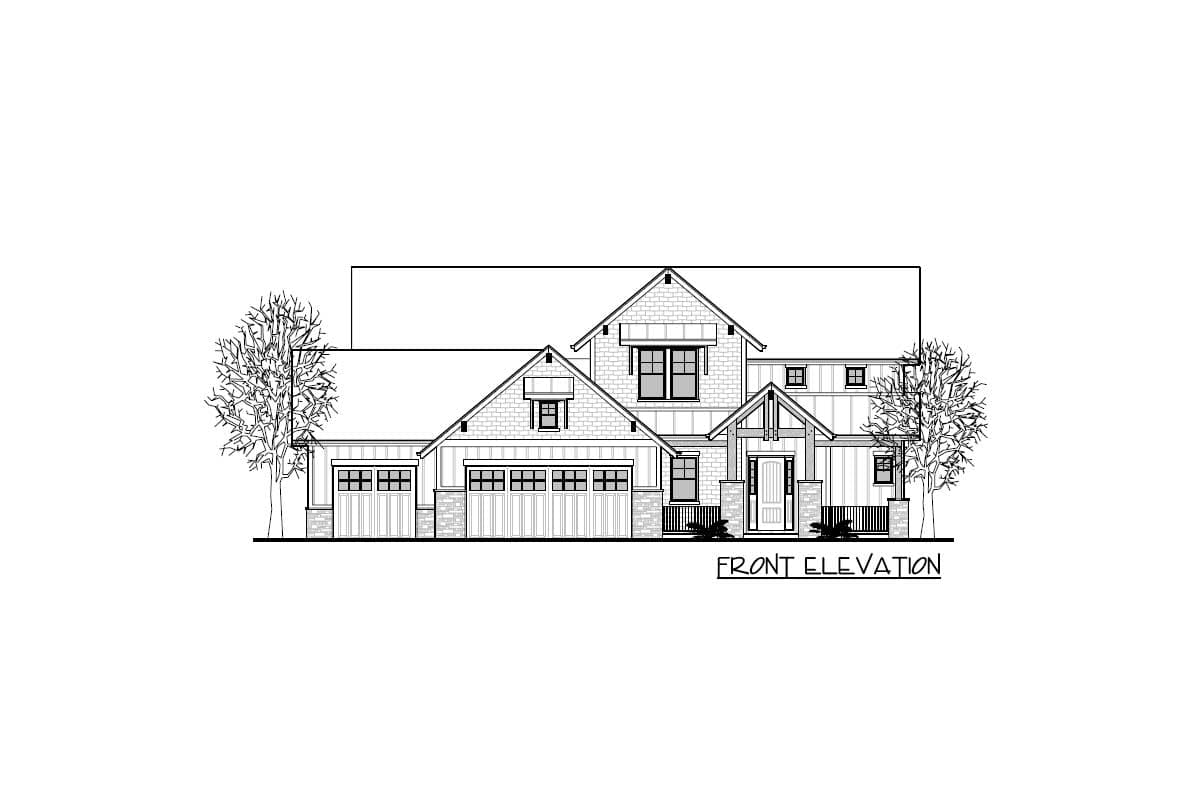 Plan 95083RW: Luxury New American Home Plan with Split Bedrooms - Image #71 - Craftsman, Mountain, New American, Rustic