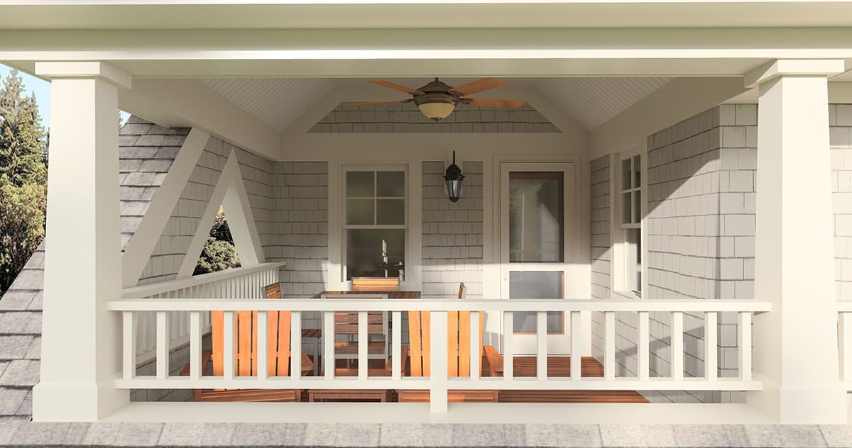Plan 654003KNA: Exclusive Shingle House Plan with Optional Lower Level Apartment - Image #11 - Coastal, Shingle, Vacation