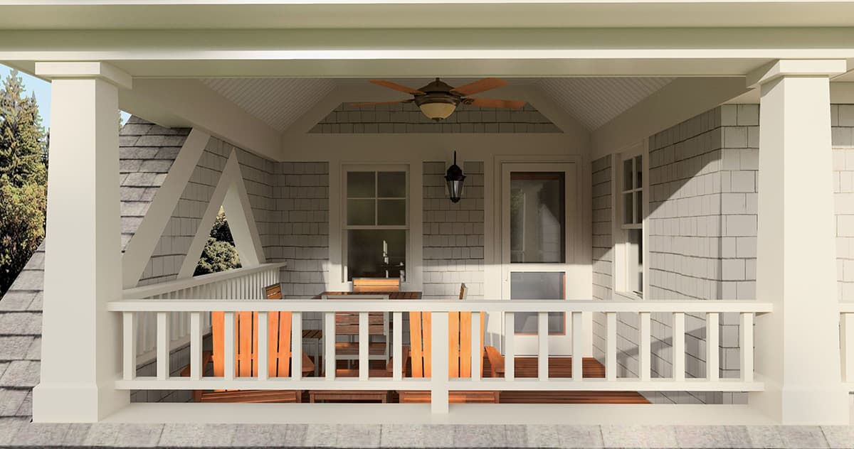 Plan 654004KNA: Exclusive Shingle Home Plan with Optional Lower Level Apartment - Image #9 - Coastal, Shingle
