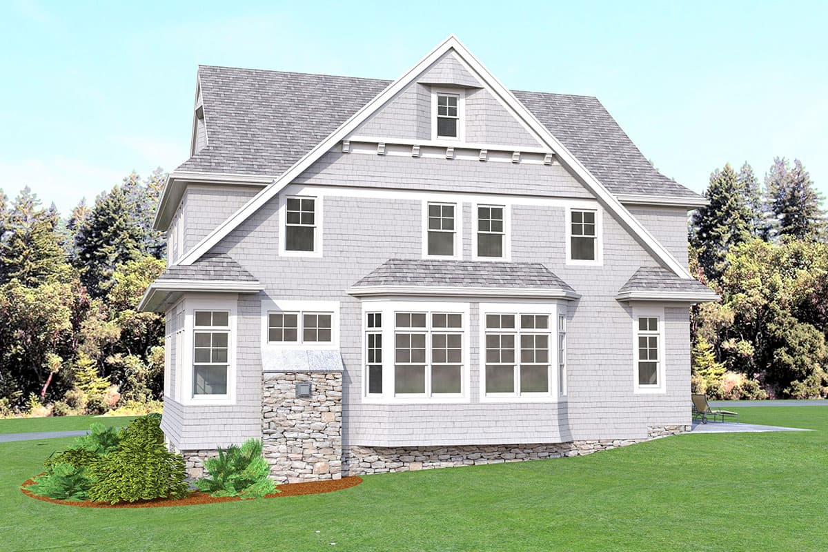 Plan 654005KNA: Coastal Shingle House Plan with Optional Lower Level Apartment - Image #7 - Coastal, Shingle, Vacation