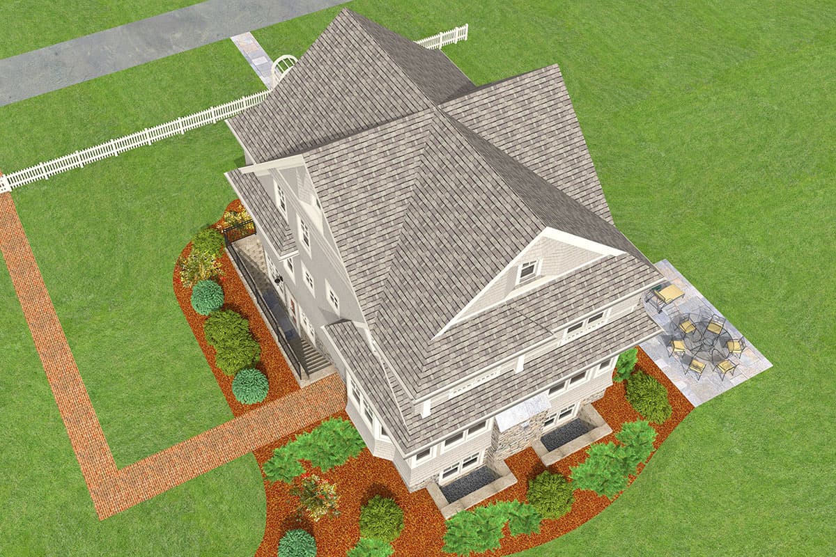 Plan 654006KNA: Exclusive Shingle House Plan with Rooftop Deck - Image #15 - Shingle, Vacation