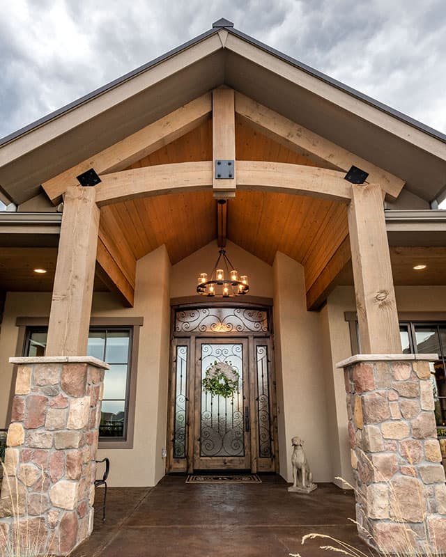 Plan 95086RW: Mountain New American Home Plan with 4-Car Tandem Garage - Image #7 - Craftsman, Mountain, New American, Rustic