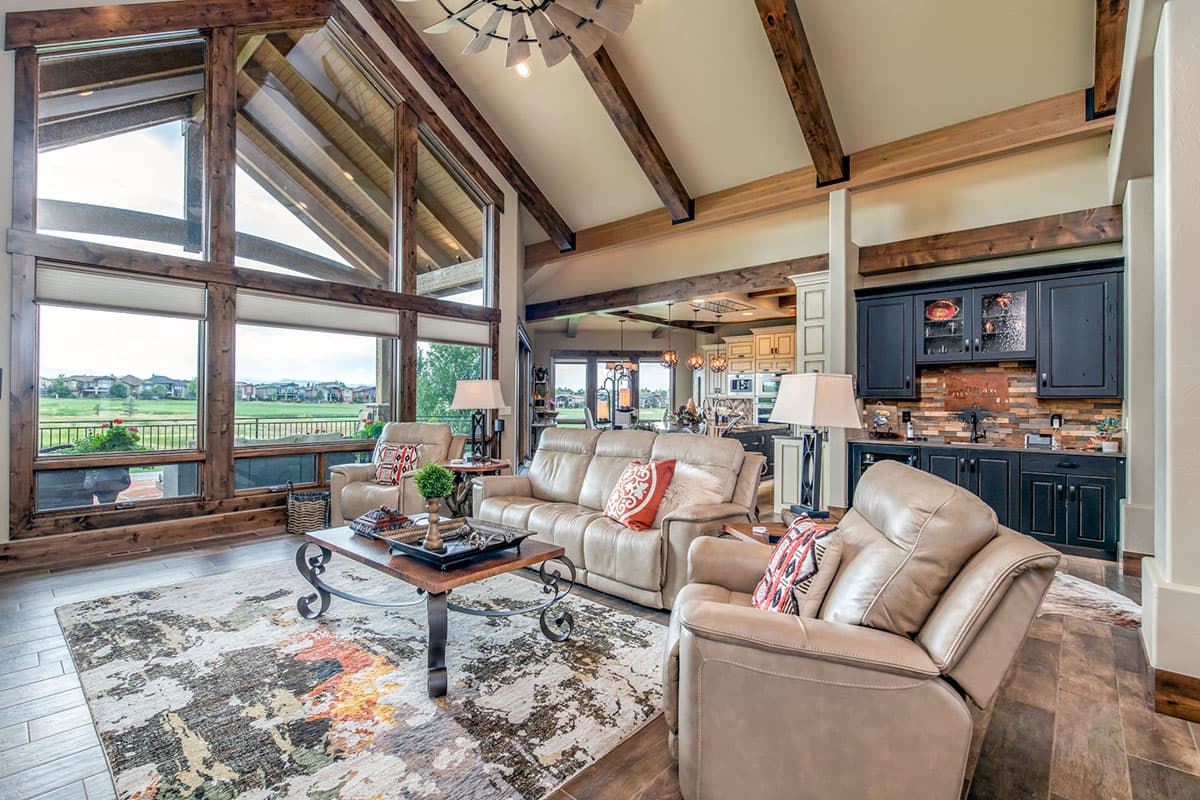 Plan 95086RW: Mountain New American Home Plan with 4-Car Tandem Garage - Image #19 - Craftsman, Mountain, New American, Rustic