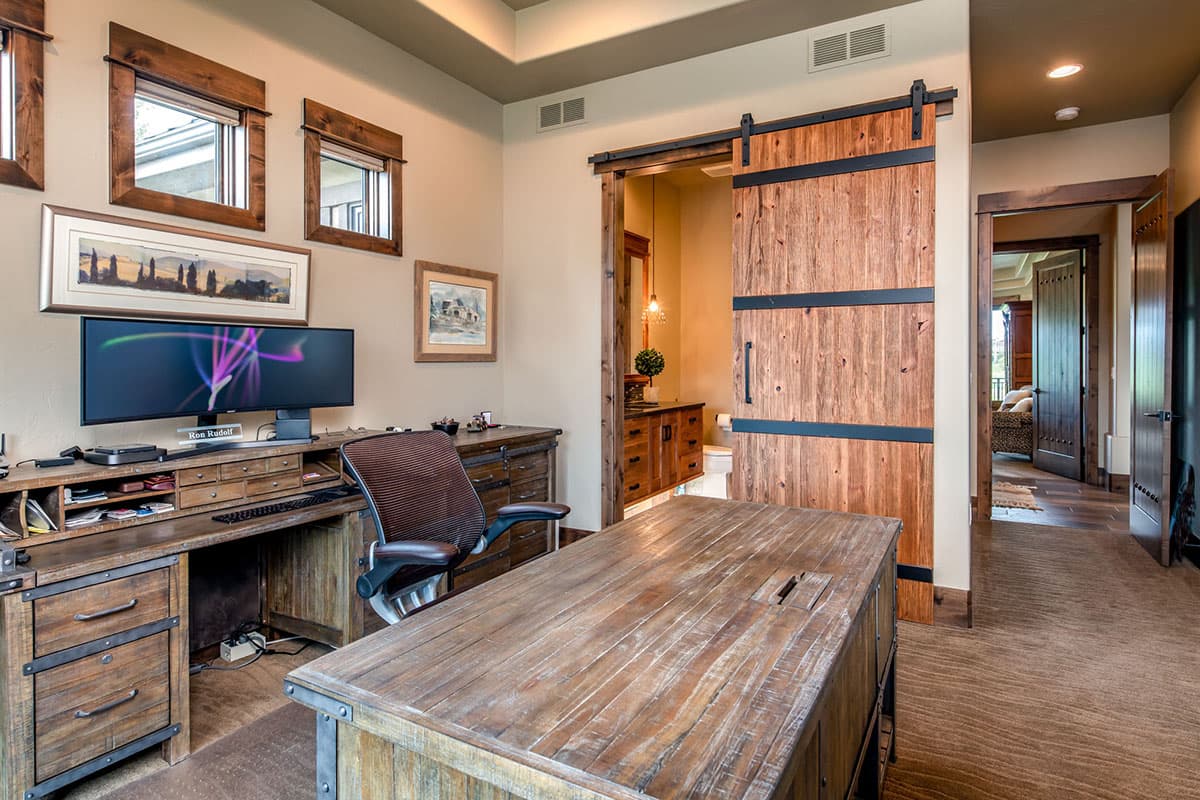 Plan 95086RW: Mountain New American Home Plan with 4-Car Tandem Garage - Image #24 - Craftsman, Mountain, New American, Rustic