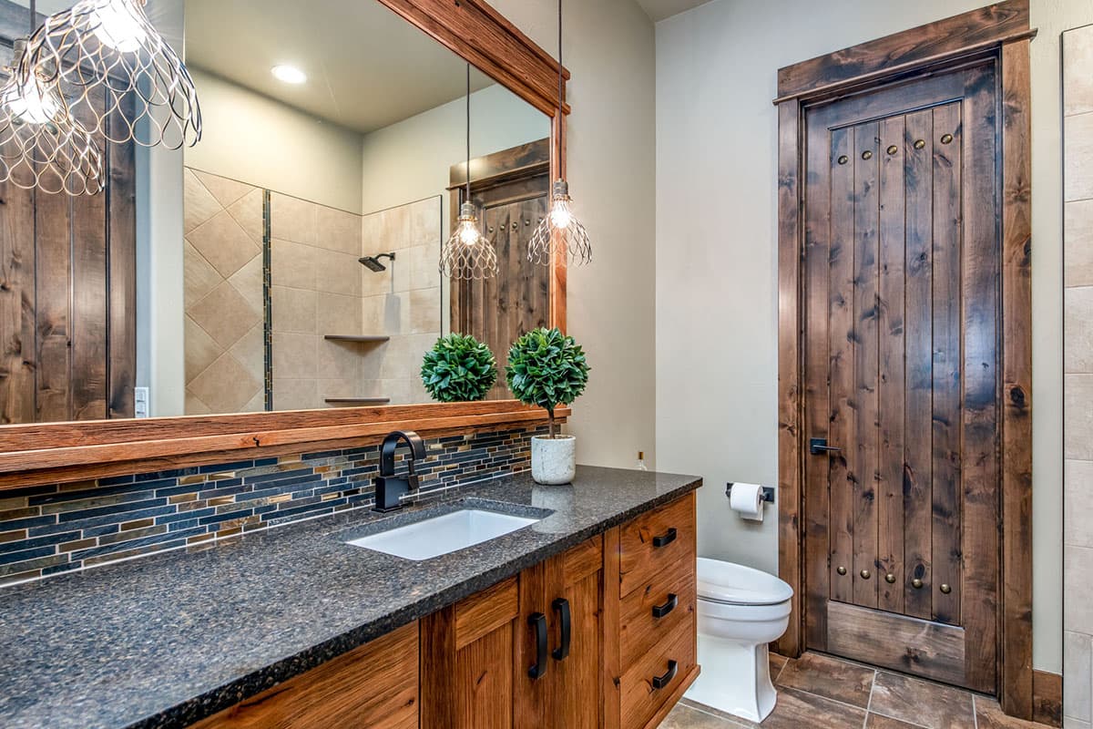 Plan 95086RW: Mountain New American Home Plan with 4-Car Tandem Garage - Image #27 - Craftsman, Mountain, New American, Rustic