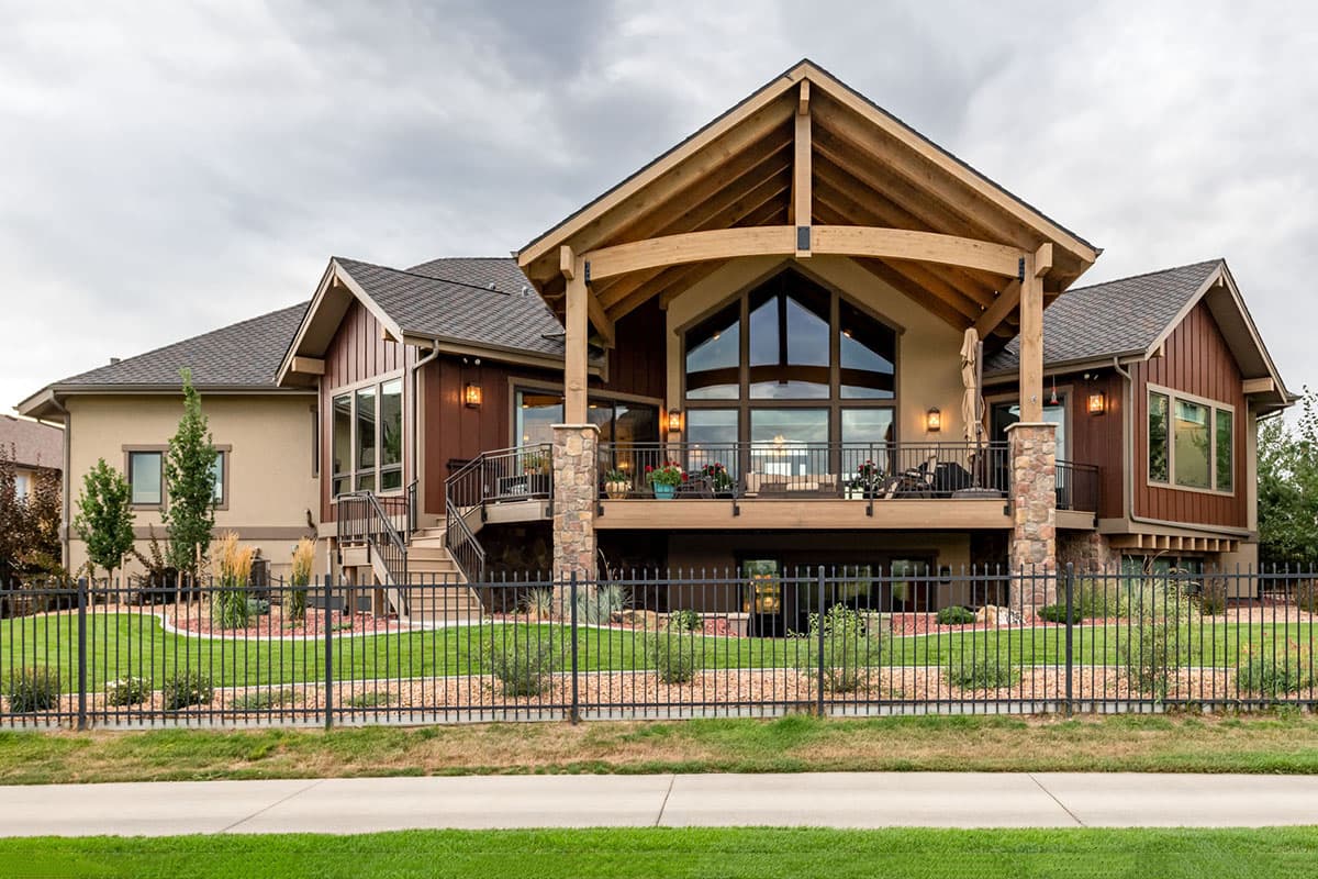 Plan 95086RW: Mountain New American Home Plan with 4-Car Tandem Garage - Image #8 - Craftsman, Mountain, New American, Rustic