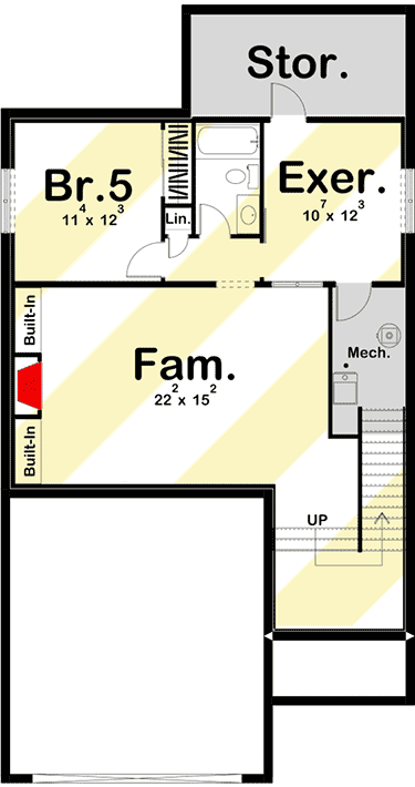 Plan 62860DJ: Narrow Lot Modern Coastal House Plan - Floor Plan - Optional Lower Level Layout ($ Paid Option) - Coastal, Contemporary, Modern