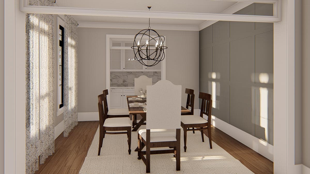Plan 62861DJ: Modern Farmhouse Plan with Optional Lower Level Sport Court - Image #9 - Country, Farmhouse, Modern Farmhouse, New American, Transitional