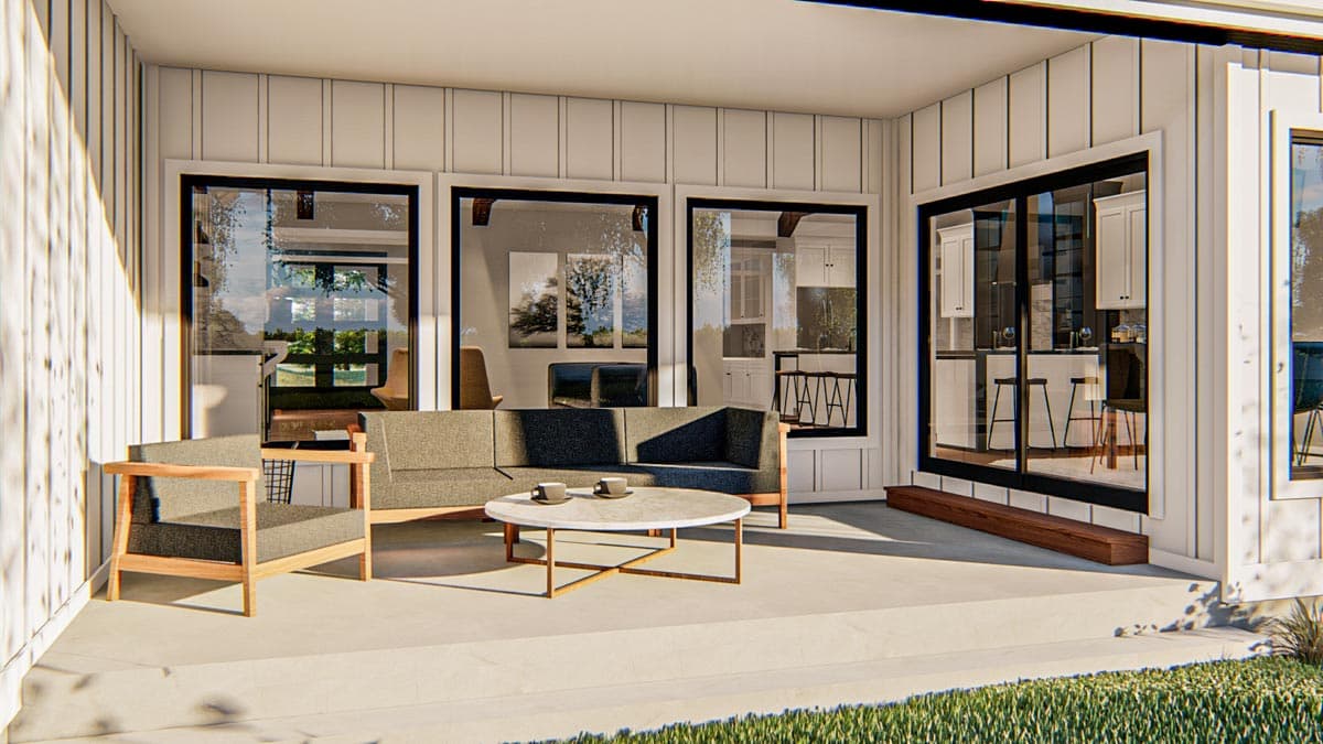 Plan 62861DJ: Modern Farmhouse Plan with Optional Lower Level Sport Court - Image #19 - Country, Farmhouse, Modern Farmhouse, New American, Transitional
