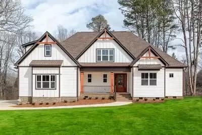 New American House Plan with Bonus Expansion Above Garage - 2462 Sq Ft