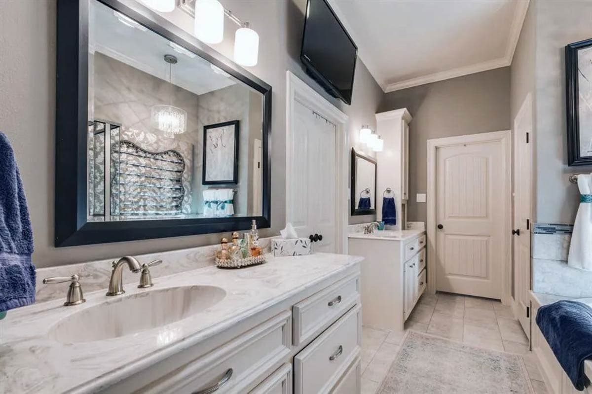 Plan 12318JL: 3-Bed Traditional House Plan with 2-Car Carport in Back - Image #20 - European, French Country, Ranch, Southern, Traditional