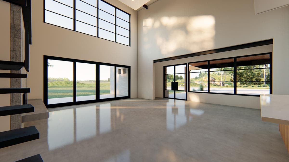 Plan 915036CHP: Modern House Plan with a Carport Plus a 4-Car Detached Garage  - Image #12 - Modern, Northwest