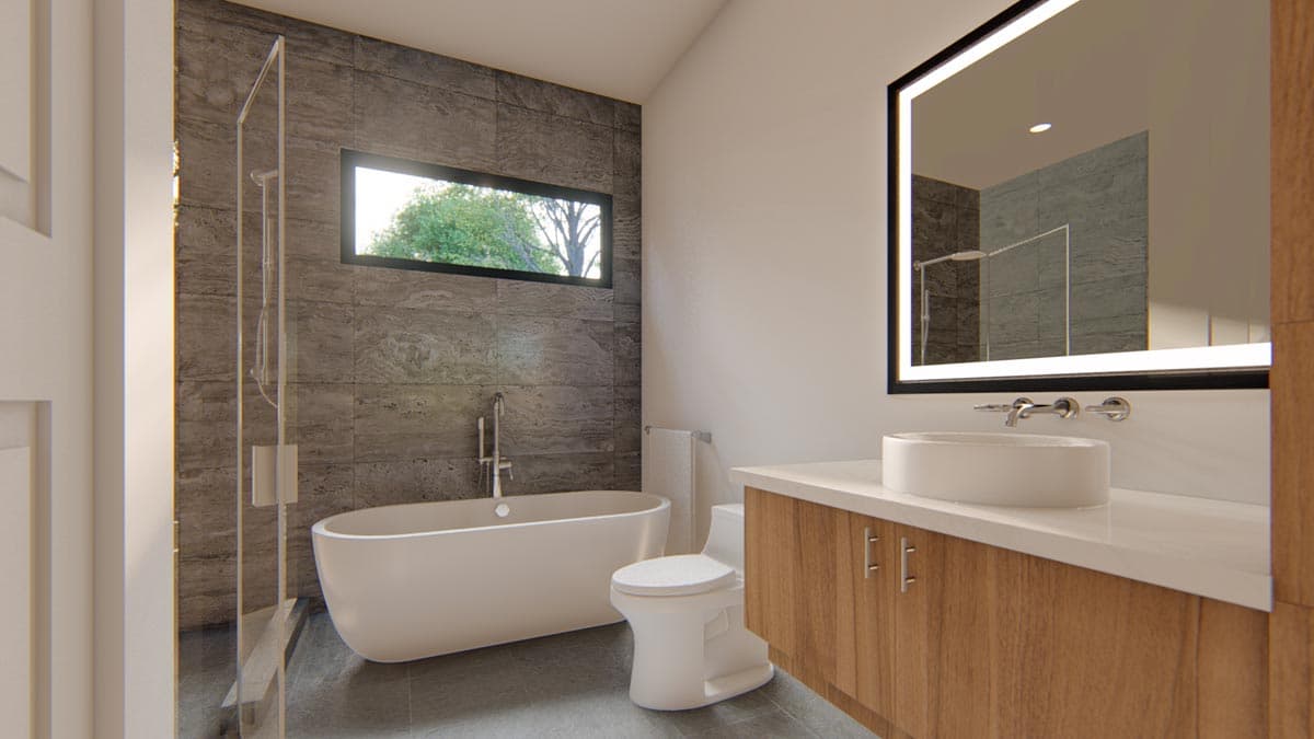 Plan 915036CHP: Modern House Plan with a Carport Plus a 4-Car Detached Garage  - Image #15 - Modern, Northwest