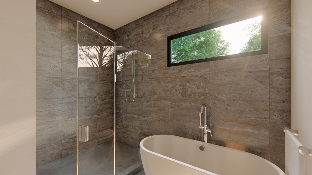 Plan 915036CHP: Modern House Plan with a Carport Plus a 4-Car Detached Garage  - Image #16 - Modern, Northwest