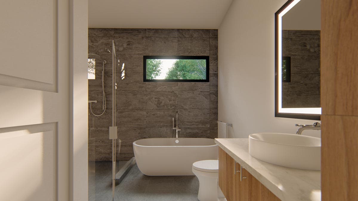 Plan 915036CHP: Modern House Plan with a Carport Plus a 4-Car Detached Garage  - Image #17 - Modern, Northwest