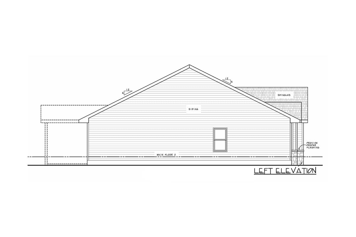 Plan 42631DB: Traditional Ranch House Plan with Split Bedrooms - 1603 Sq Ft - Image #5 - Ranch, Traditional