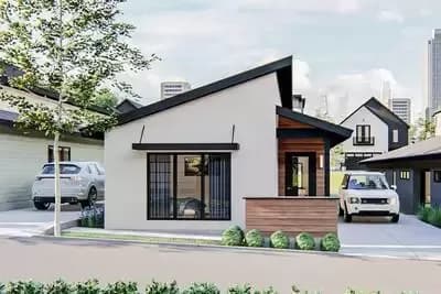 20'-Wide House Plan with 3 Bedrooms