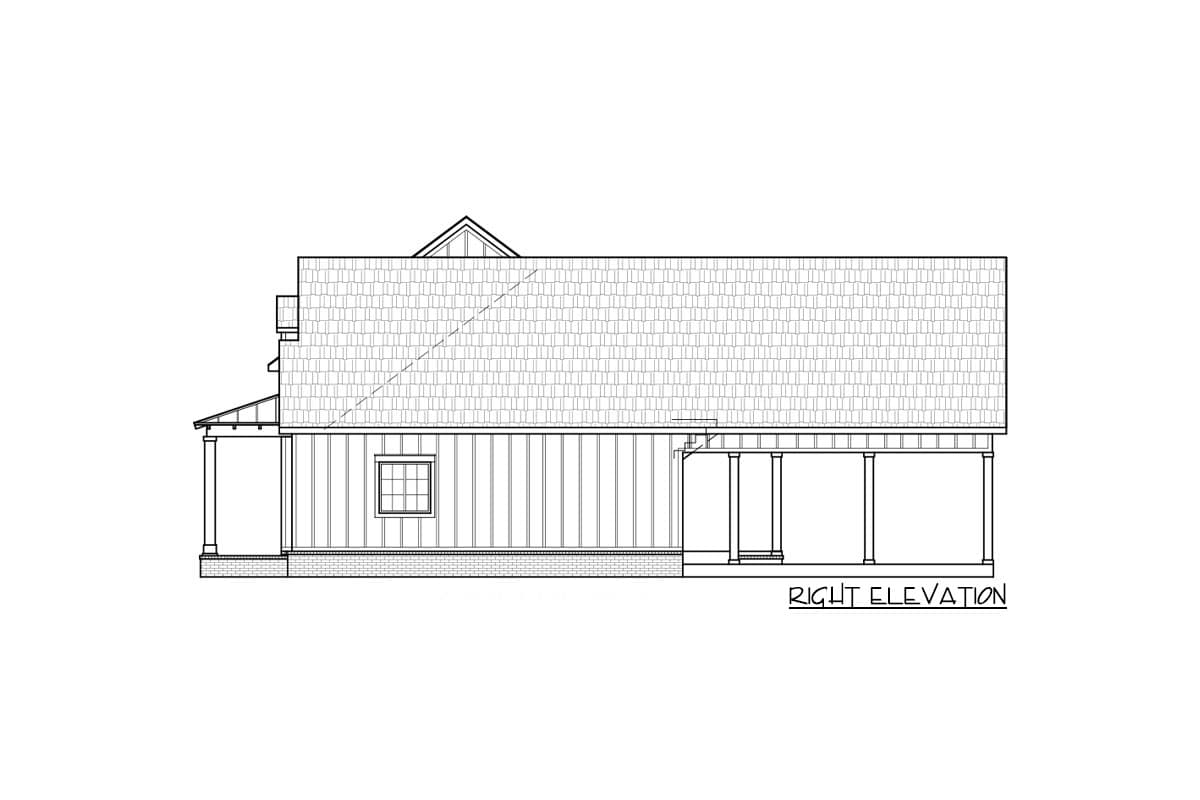 Plan 56467SM: 3-Bedroom Modern Farmhouse with Wrap-Around Front Porch - 2216 Sq Ft - Image #9 - Country, Modern Farmhouse, New American, Traditional