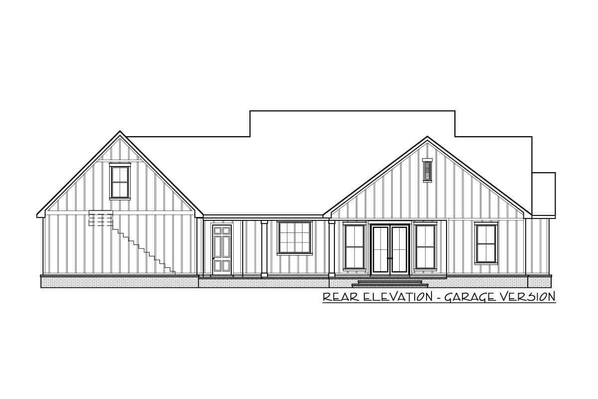 Plan 56467SM: 3-Bedroom Modern Farmhouse with Wrap-Around Front Porch - 2216 Sq Ft - Image #10 - Country, Modern Farmhouse, New American, Traditional