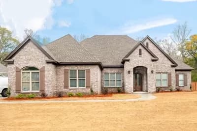 Southern Traditional Home Plan with Screened Porch