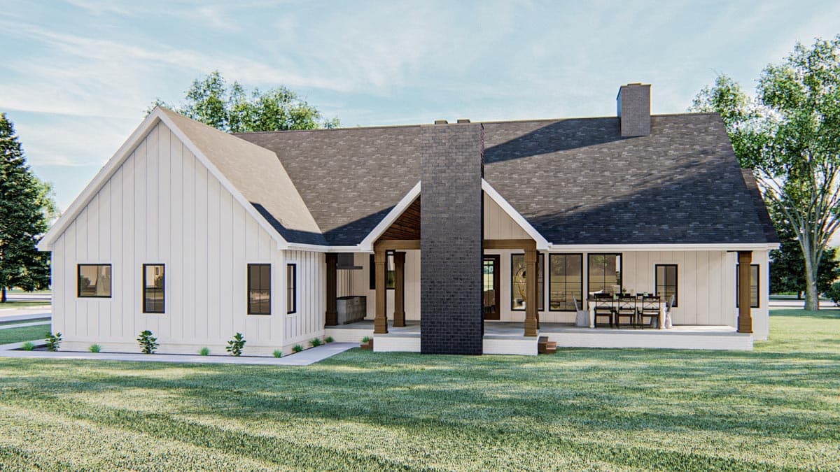 Plan 62867DJ: Modern Farmhouse Plan with Fantastic Master Suite - Image #4 - Country, Farmhouse, Modern Farmhouse, New American, Southern