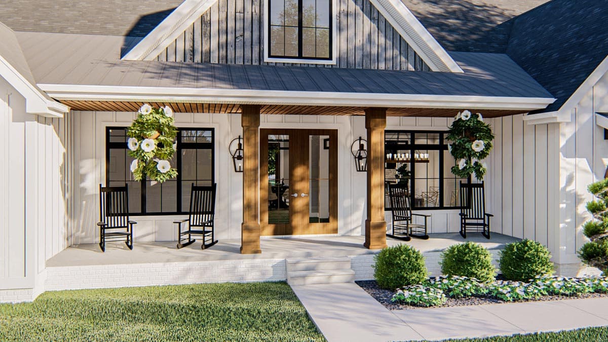 Plan 62867DJ: Modern Farmhouse Plan with Fantastic Master Suite - Image #6 - Country, Farmhouse, Modern Farmhouse, New American, Southern