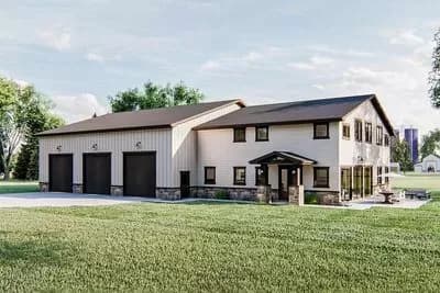 Barndominium with Massive Garage