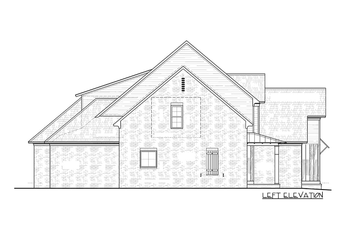 Plan 510148WDY: Farmhouse Plan with Keeping Room and an Outdoor Kitchen - 3741 Sq Ft - Image #5 - Country, Farmhouse, Modern Farmhouse, New American, Southern