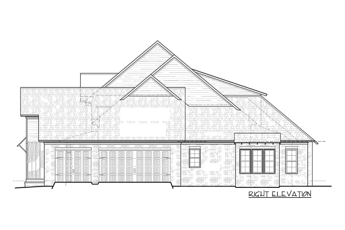 Plan 510148WDY: Farmhouse Plan with Keeping Room and an Outdoor Kitchen - 3741 Sq Ft - Image #7 - Country, Farmhouse, Modern Farmhouse, New American, Southern