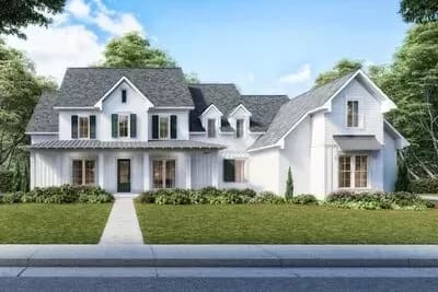 Farmhouse Plan with Keeping Room and an Outdoor Kitchen - 3741 Sq Ft