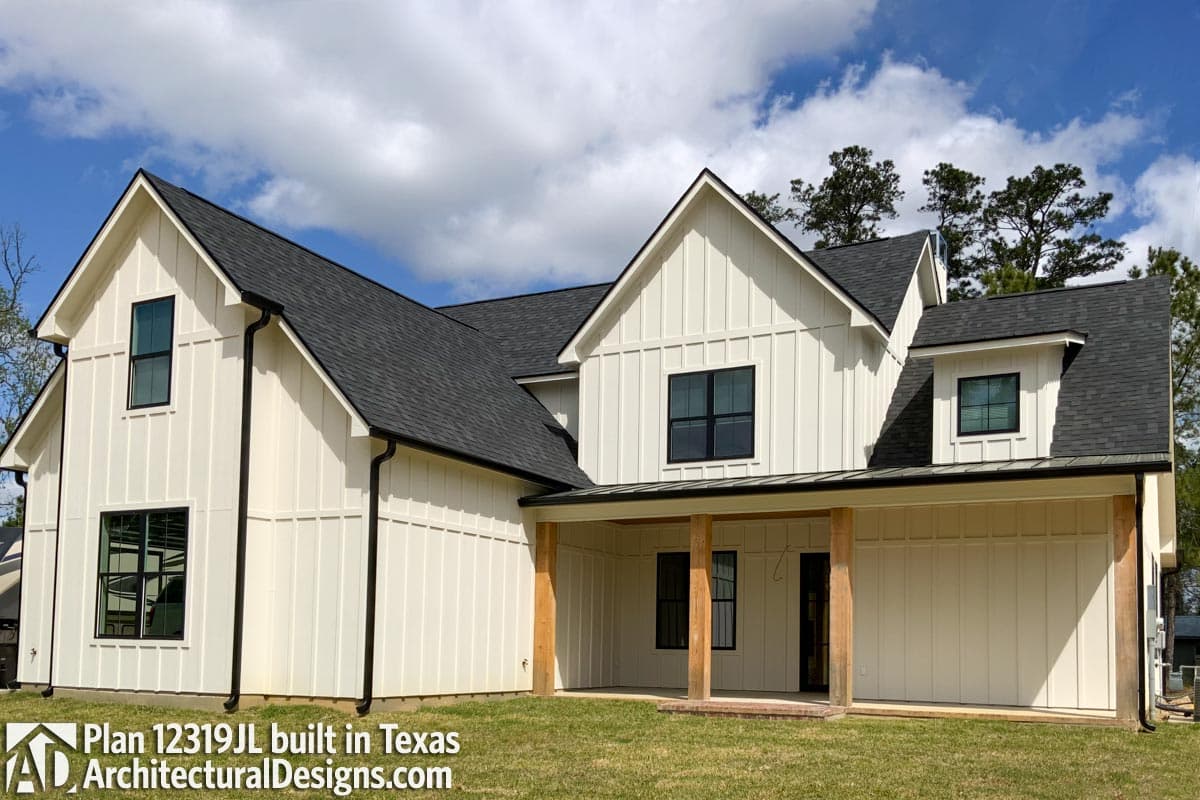 Plan 12319JL: Two-Story Modern Farmhouse Home Plan with Rear Wrap-Around Porch - 1999 Sq Ft - Image #17 - Country, Farmhouse, Modern Farmhouse, New American, Traditional