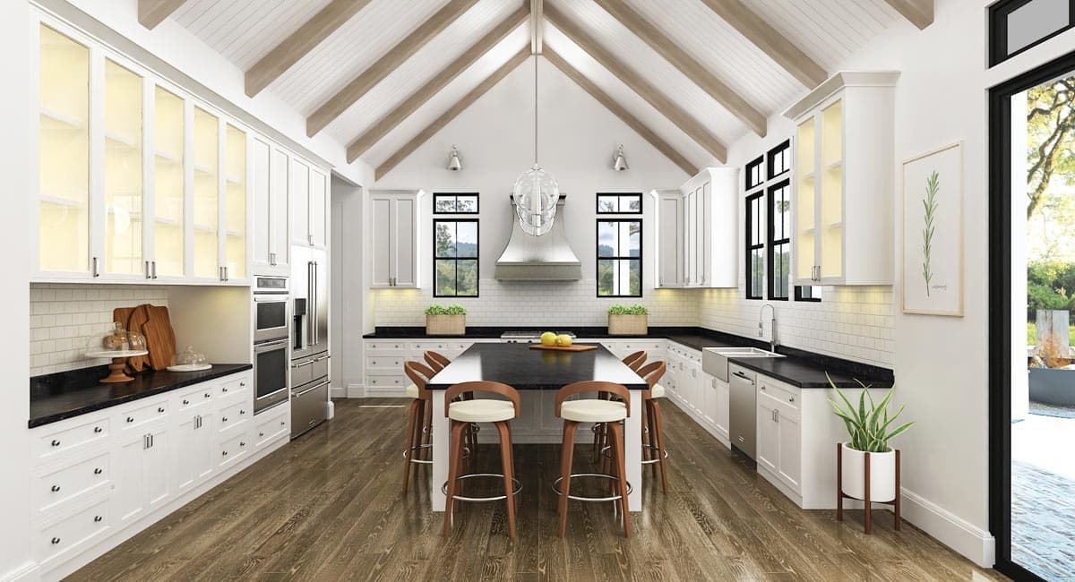 Plan 12319JL: Two-Story Modern Farmhouse Home Plan with Rear Wrap-Around Porch - 1999 Sq Ft - Image #27 - Country, Farmhouse, Modern Farmhouse, New American, Traditional