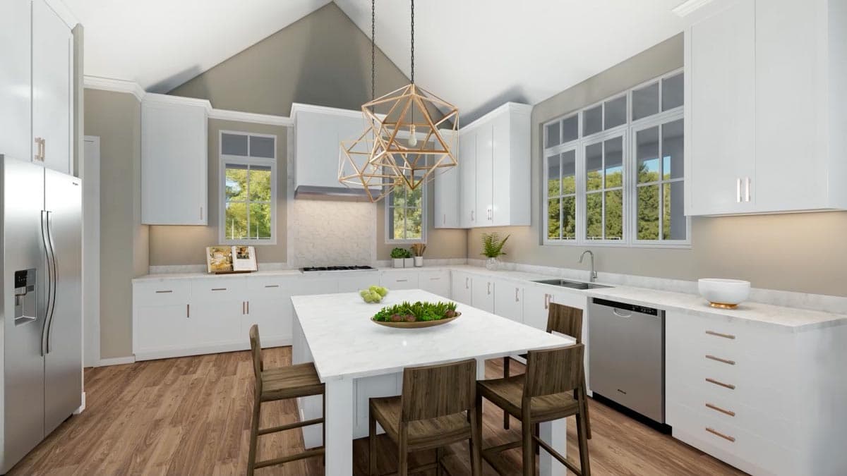 Plan 12319JL: Two-Story Modern Farmhouse Home Plan with Rear Wrap-Around Porch - 1999 Sq Ft - Image #33 - Country, Farmhouse, Modern Farmhouse, New American, Traditional