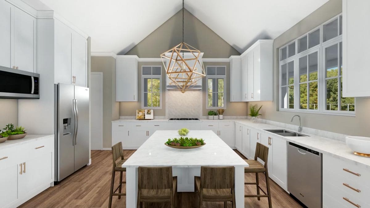 Plan 12319JL: Two-Story Modern Farmhouse Home Plan with Rear Wrap-Around Porch - 1999 Sq Ft - Image #34 - Country, Farmhouse, Modern Farmhouse, New American, Traditional