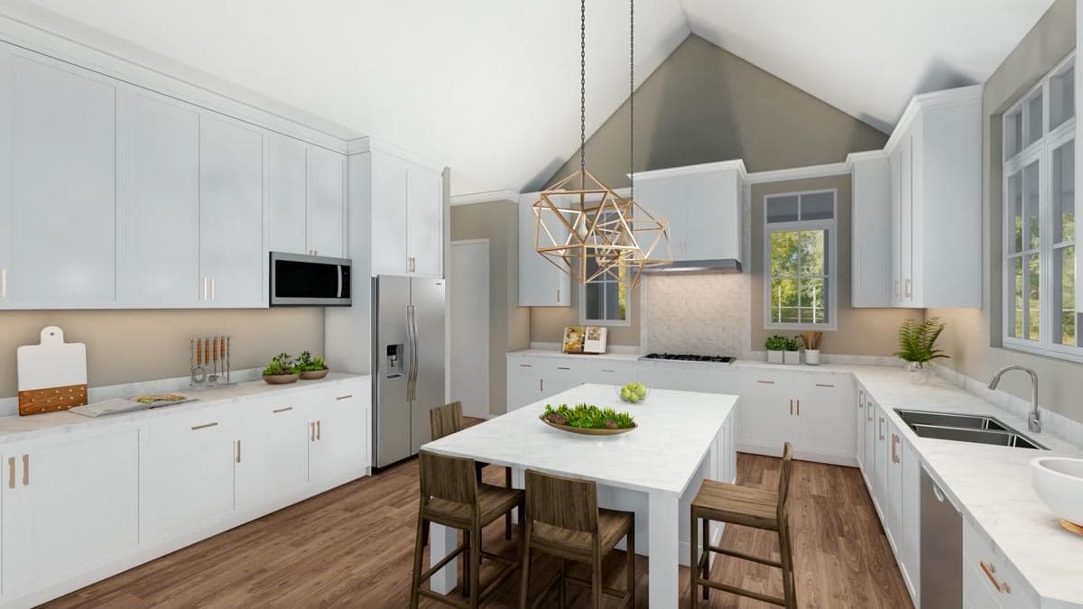 Plan 12319JL: Two-Story Modern Farmhouse Home Plan with Rear Wrap-Around Porch - 1999 Sq Ft - Image #35 - Country, Farmhouse, Modern Farmhouse, New American, Traditional