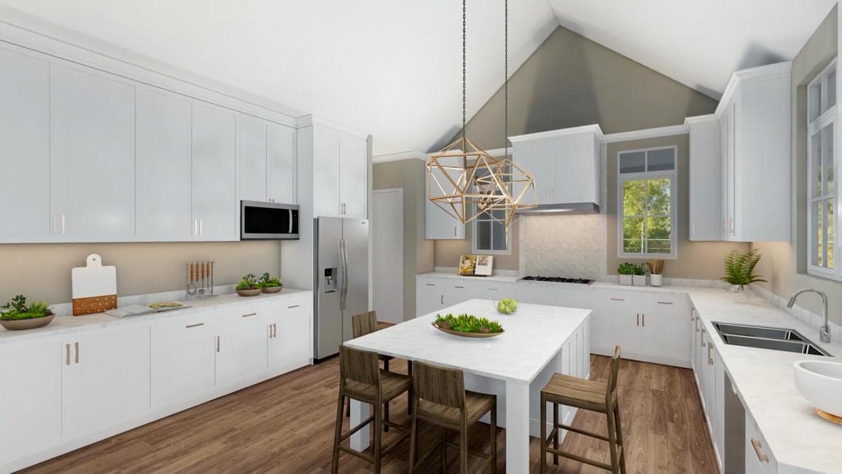 Plan 12319JL: Two-Story Modern Farmhouse Home Plan with Rear Wrap-Around Porch - 1999 Sq Ft - Image #36 - Country, Farmhouse, Modern Farmhouse, New American, Traditional