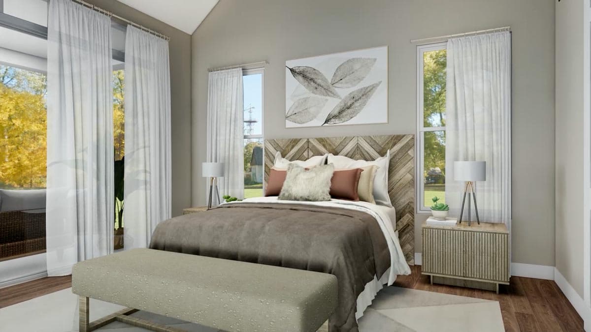 Plan 12319JL: Two-Story Modern Farmhouse Home Plan with Rear Wrap-Around Porch - 1999 Sq Ft - Image #39 - Country, Farmhouse, Modern Farmhouse, New American, Traditional