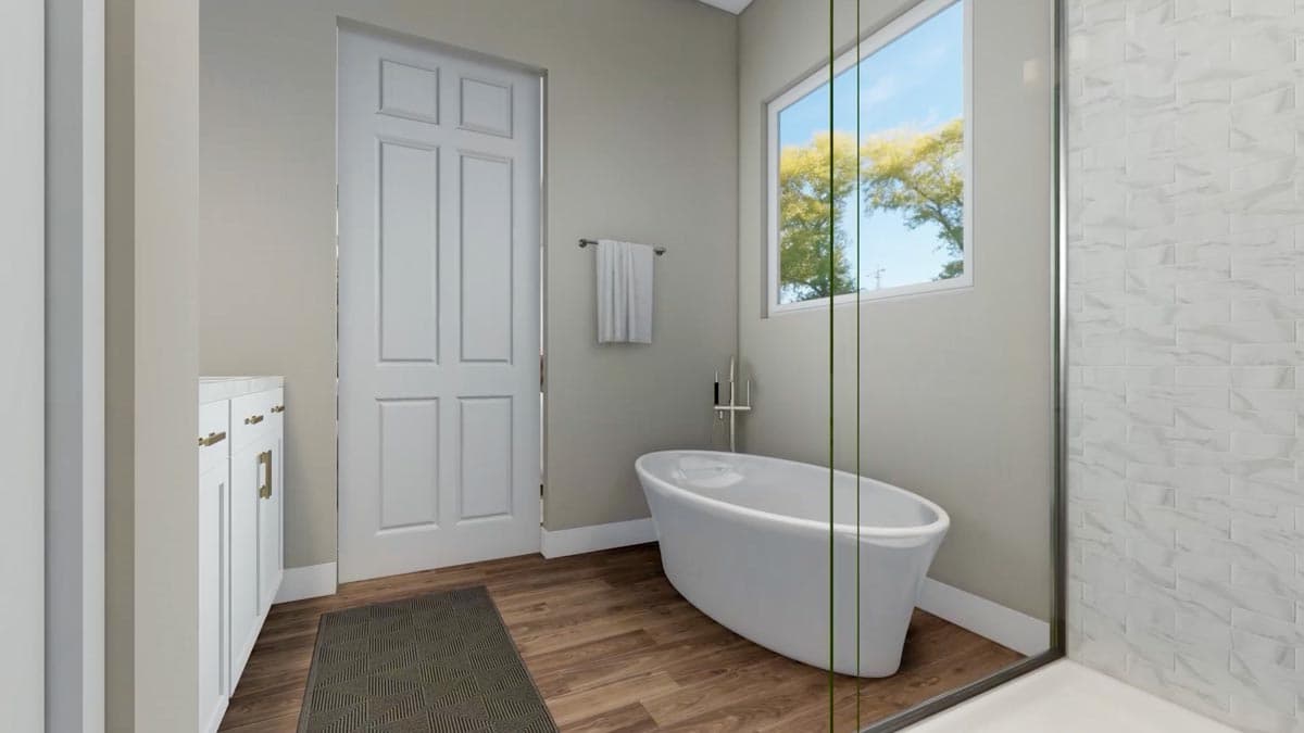 Plan 12319JL: Two-Story Modern Farmhouse Home Plan with Rear Wrap-Around Porch - 1999 Sq Ft - Image #40 - Country, Farmhouse, Modern Farmhouse, New American, Traditional