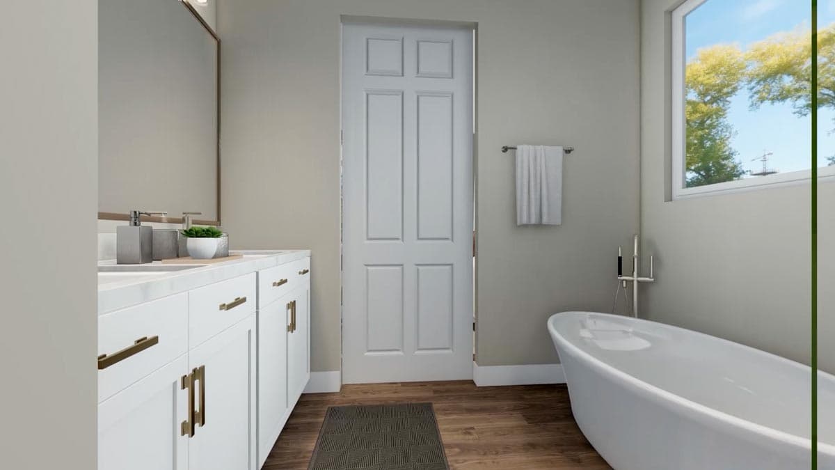 Plan 12319JL: Two-Story Modern Farmhouse Home Plan with Rear Wrap-Around Porch - 1999 Sq Ft - Image #41 - Country, Farmhouse, Modern Farmhouse, New American, Traditional