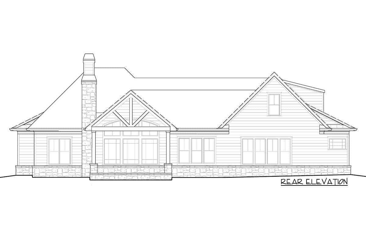 Plan 25699GE: Superb Modern Farmhouse Plan with Split Bedrooms - Image #6 - Country, Craftsman, Farmhouse, Modern Farmhouse, New American, Ranch