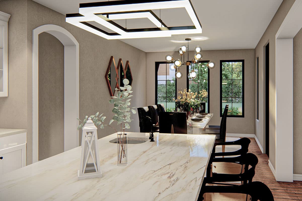 Plan 62872DJ: Modern Mediterranean House Plan with Luxurious Main Floor Master Suite - Image #12 - European, Mediterranean, Southern, Spanish