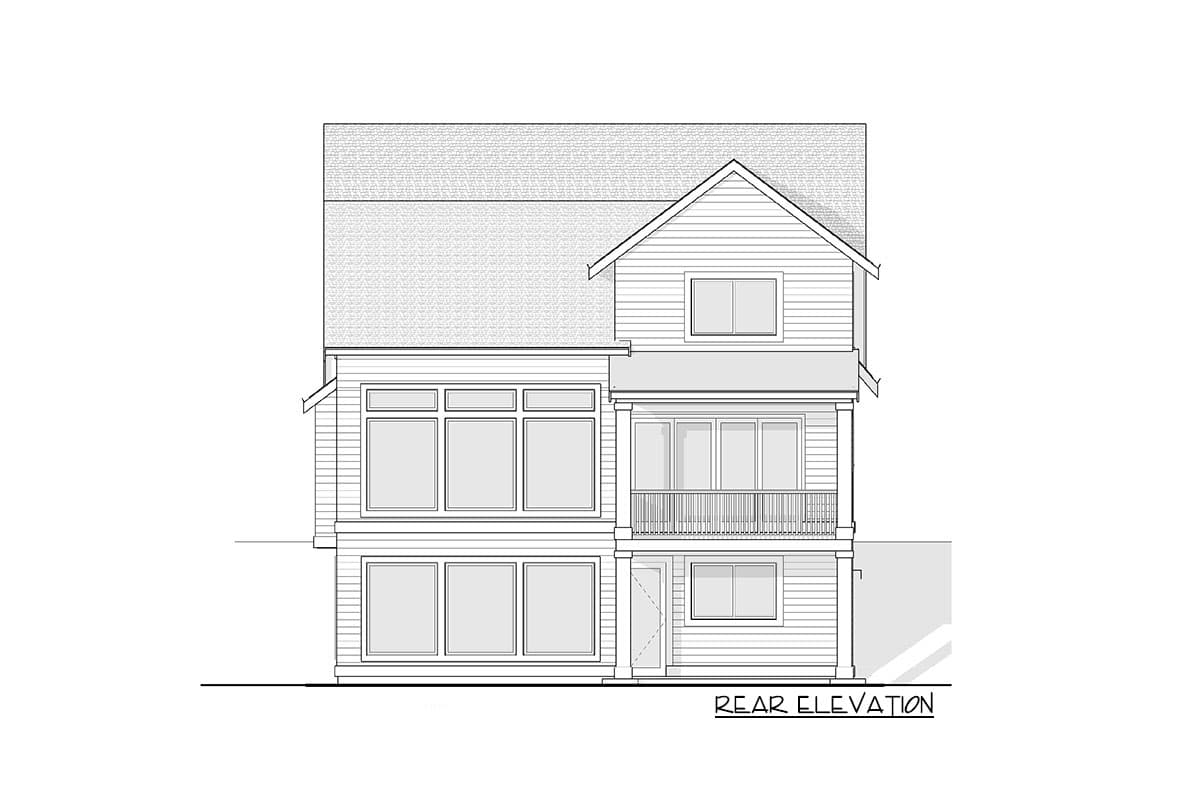 Plan 270017AF: Craftsman Home Plan with Optional Lower-Level Apartment - Image #4 - Country, Craftsman, New American